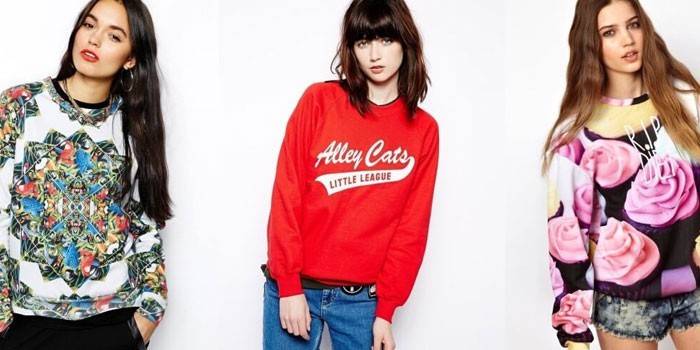 Chicas con sudaderas elegantes