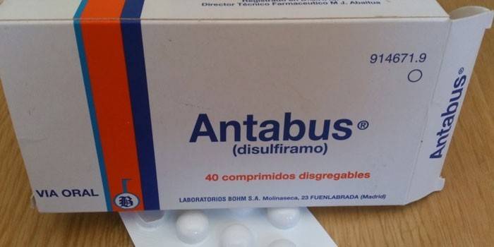 Comprimidos Antabuse