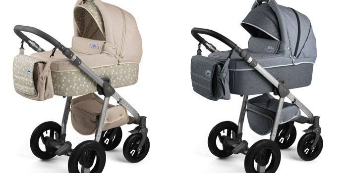 Carrinho de passeio 2em1 Edel Viva em duas cores