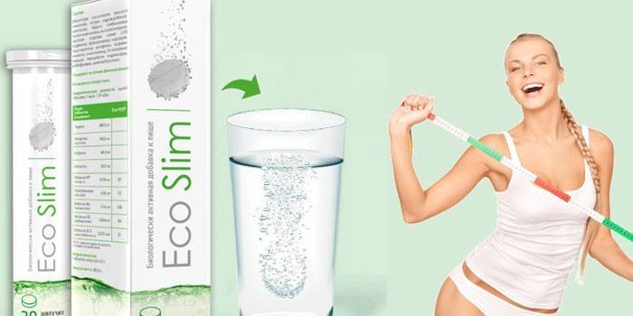 Eco štíhly a dievča