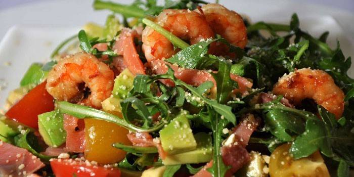 Aderezo Teriyaki con mariscos y vegetales