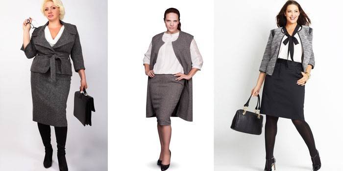 Estilo de negocios para mujeres con sobrepeso