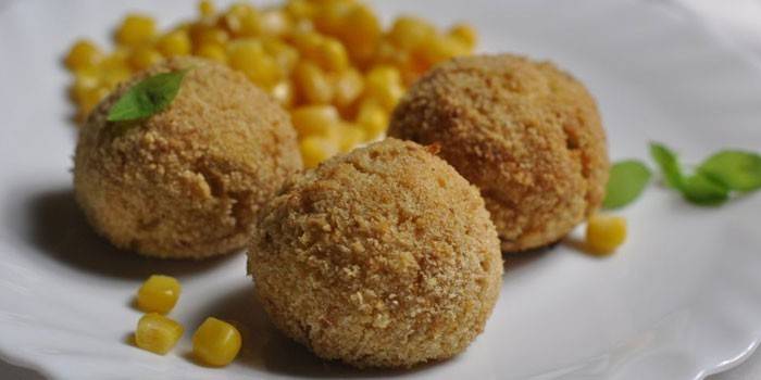 Bolas de pão