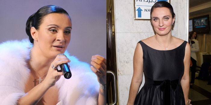 Elena Vaenga pred a po chudnutí
