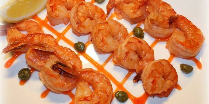 Restaurante de camarão frito