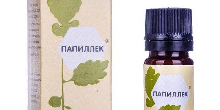 Papillek w opakowaniu