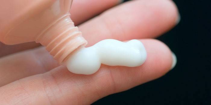 Creme para os dedos