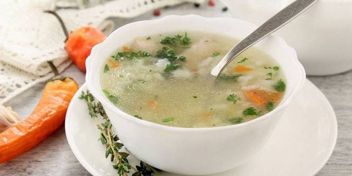 Sopa de Legumes com Arroz