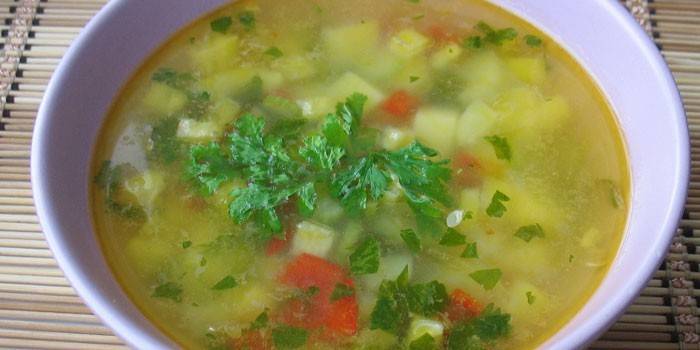 Sopa de Verduras con Apio