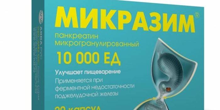 Tabletki Micrasim w opakowaniu