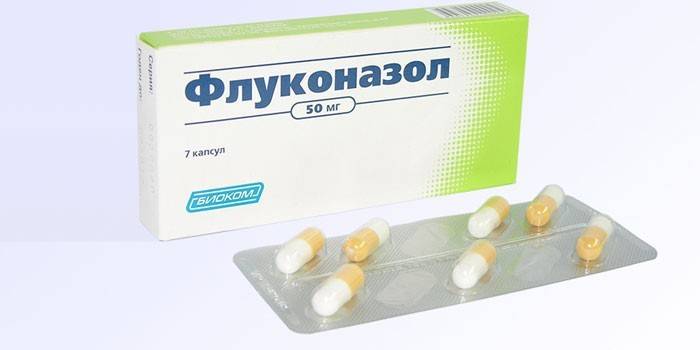 Tablety flukonazolu v jednom balení