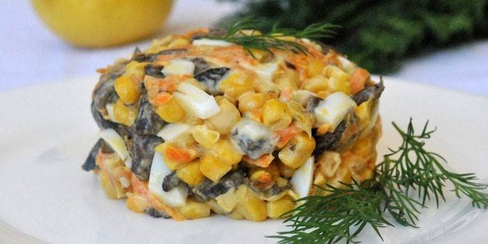 Предјело са гљивама и кукурузом