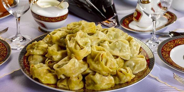 Prato de Manti pronto