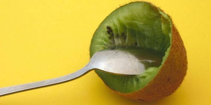 Kiwi e uma colher de chá