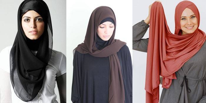 Opciones para un hijab de punto elegante