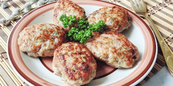 Costeletas de frango