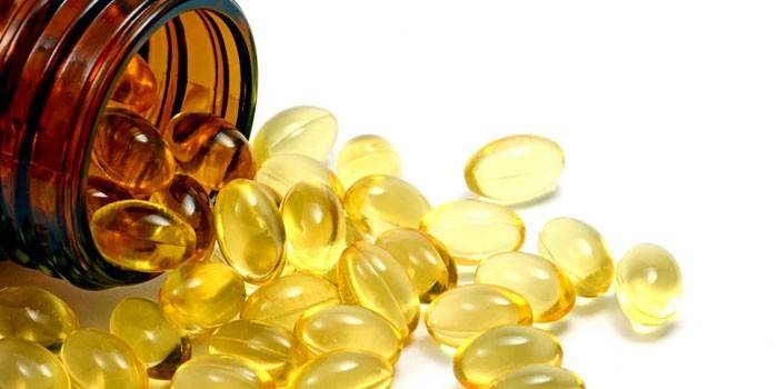 Cápsulas de vitamina E