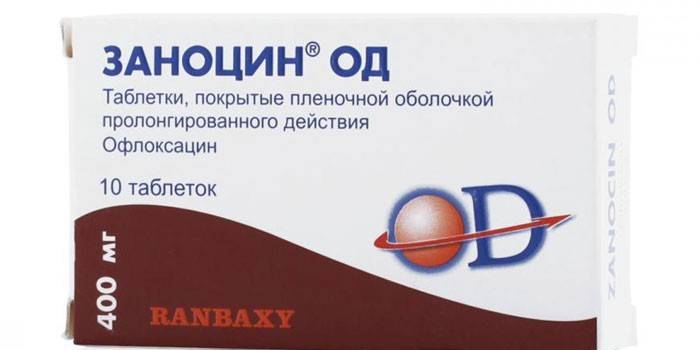 Tablety Zanocin OD