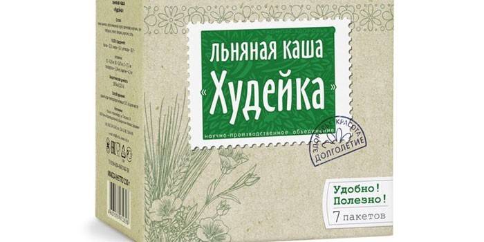 Lniana owsianka w workach Bluza z kapturem