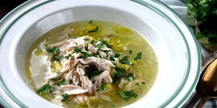 Sopa de alho-poró