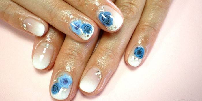 Pegatina manicura