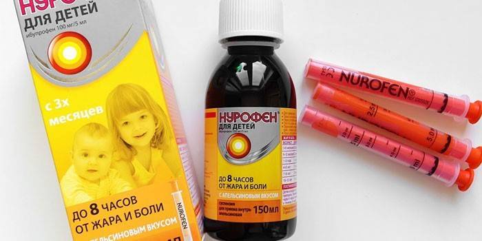 Syrop dla niemowląt Nurofen w butelce z dozownikami