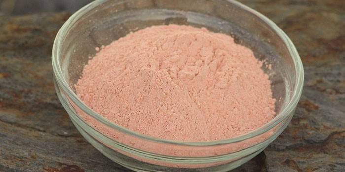 Arcilla rosa