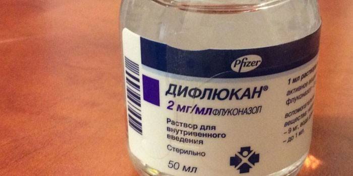 Solución intravenosa de Diflucan