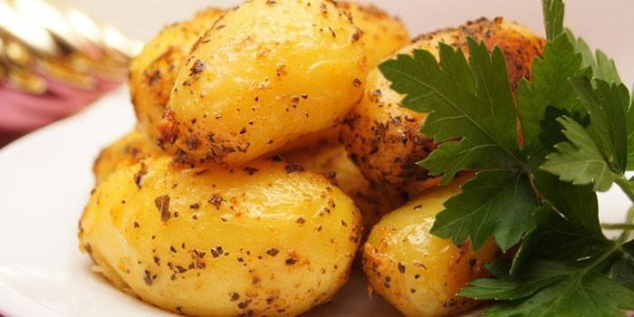 Papa al horno