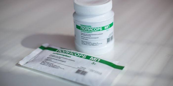 Preparação de polisorb em saqueta e frasco