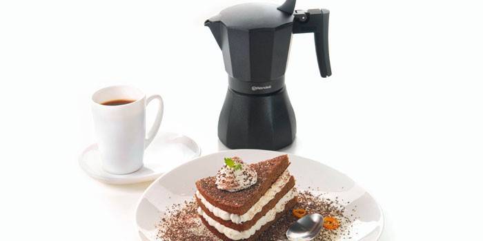Máquina de café de gêiser Rondell Kafferro RDS-499