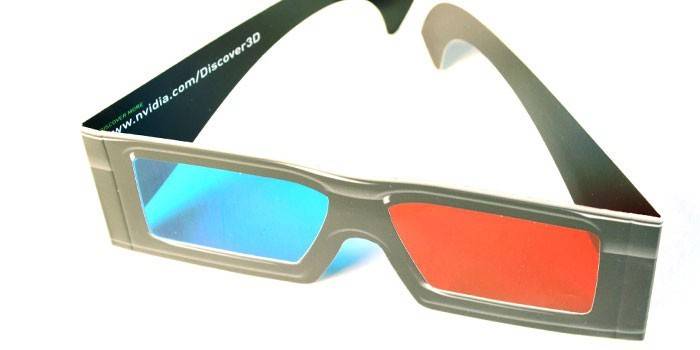Papierowe okulary 3D do oglądania filmów
