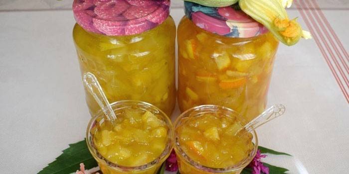 Squash jam s pomarančmi