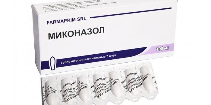 Vaginálne čapíky Mikonazol