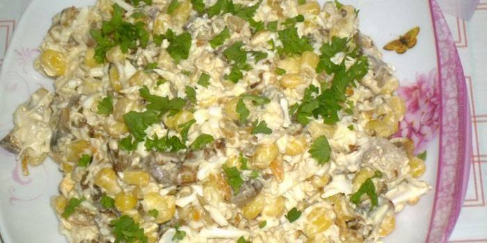 Sałatka Wołowa, Pieczarkowa I Kukurydziana