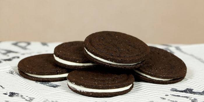 Galletas de crema de vainilla