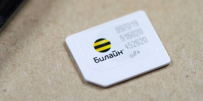 Karta SIM Beeline