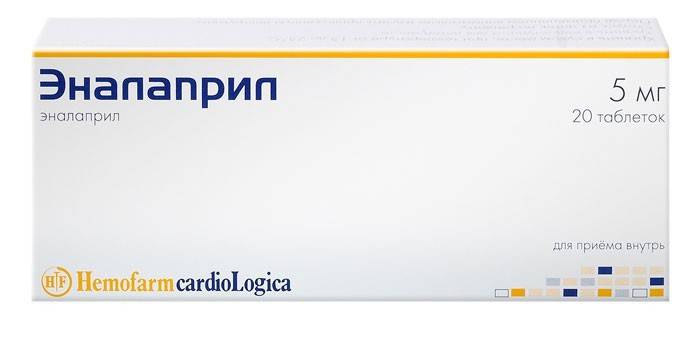 Balenie lieku Enalapril Tablet