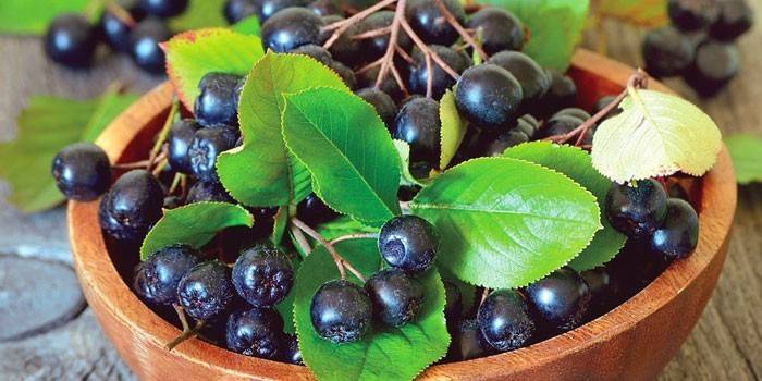 Aronia w misce