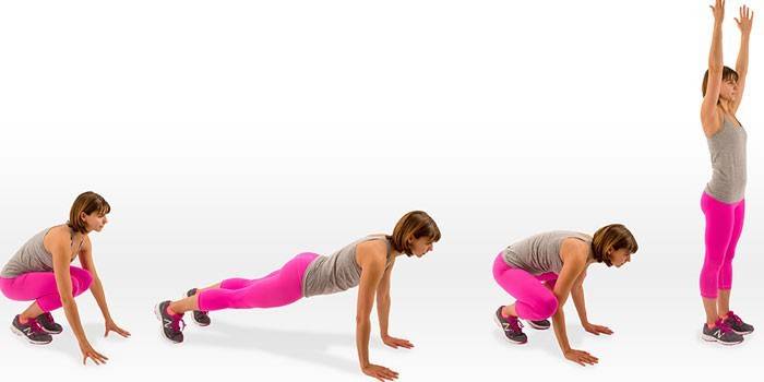Técnica de exercícios Burpy