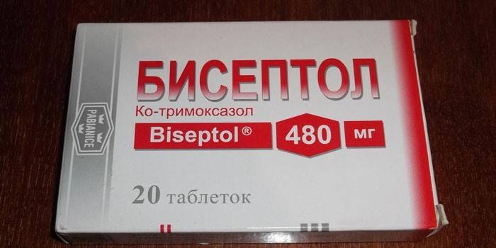 Tabletki Biseptol w opakowaniu