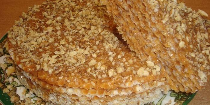 Pastel de gofres