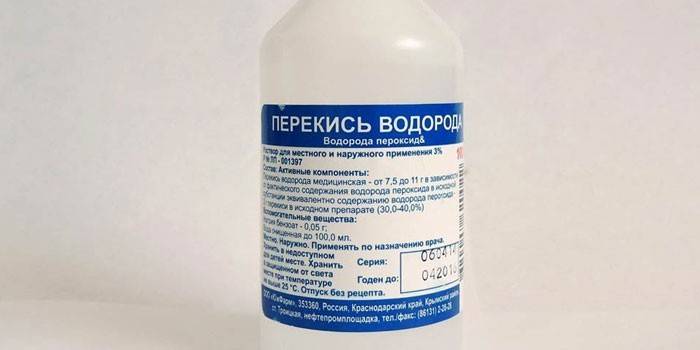 Peroxid vodíka vo fľaši