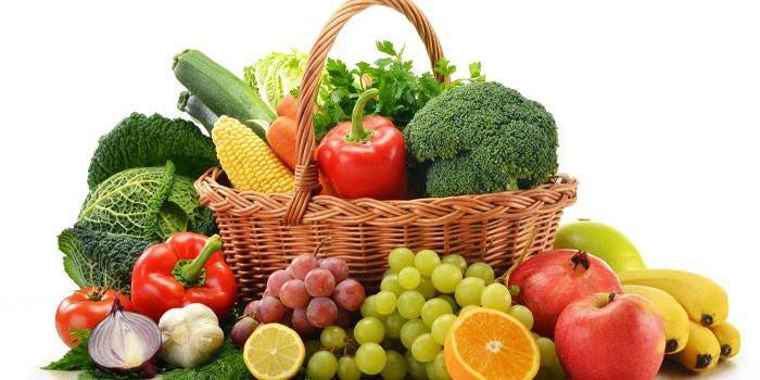 Legumes e frutas
