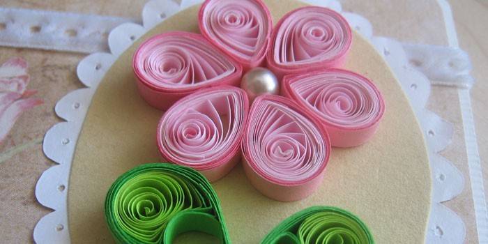 Quilling kvety
