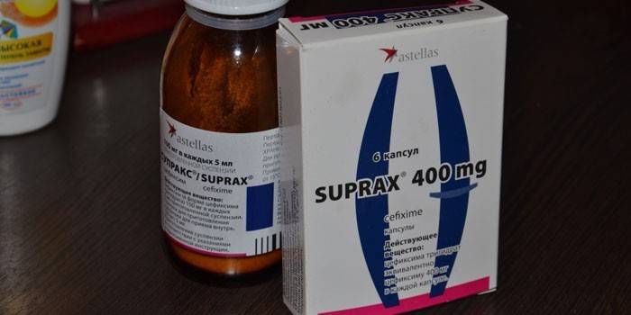 La droga Suprax