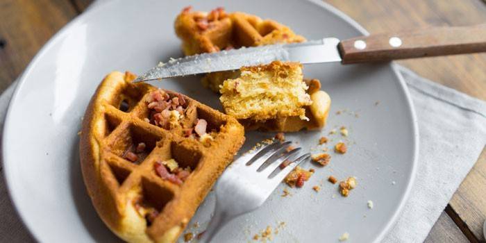 Waffles vienenses crocantes