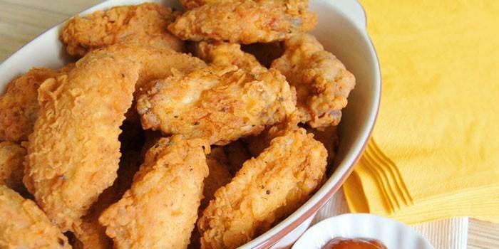Alitas de pollo