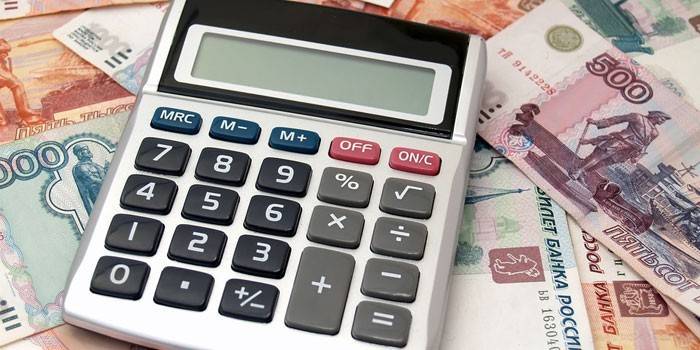 Dinero y calculadora