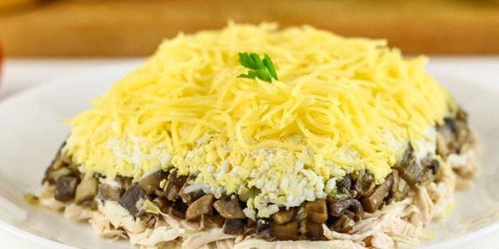 Salada de folhado